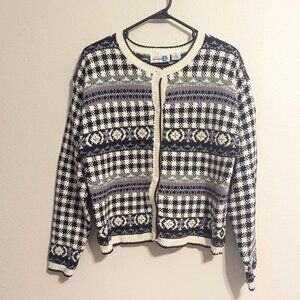 Paul Harris Design  Cardigan Sweater Size Small